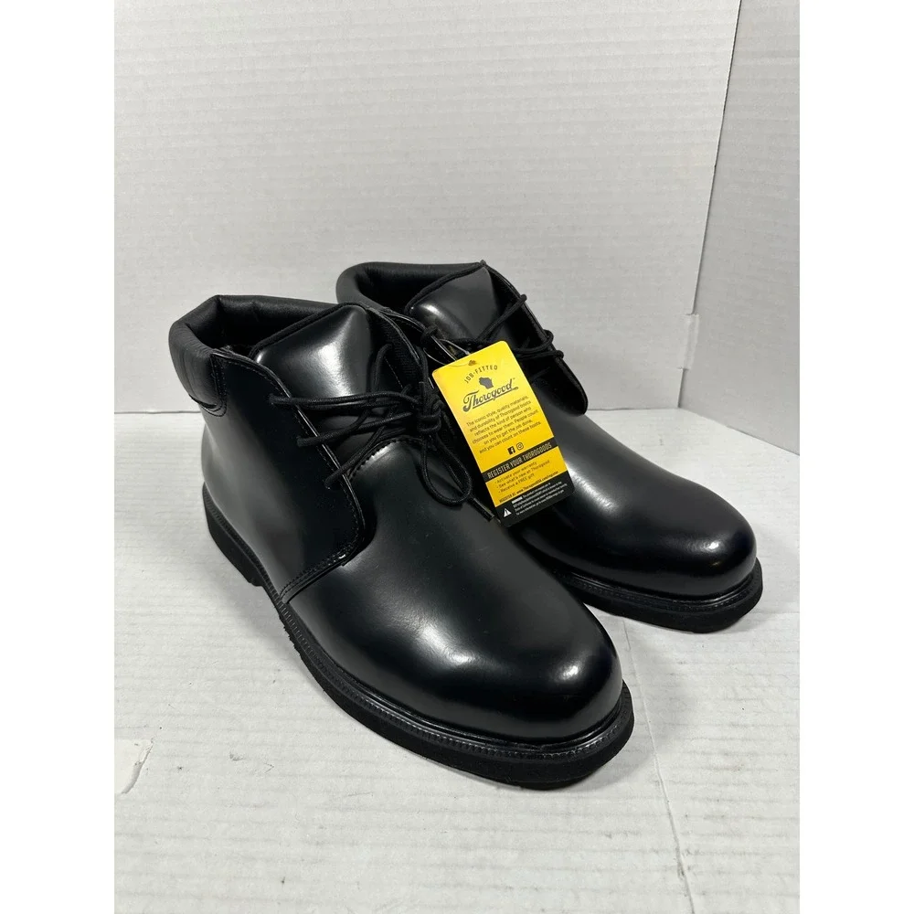 Thorogood Job Fitted Mens Black Leather Chukka Boots 834-6032 Size 13W Wide